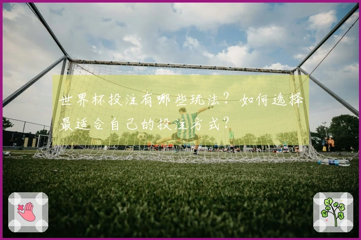 世界杯投注有哪些玩法？如何选择最适合自己的投注方式？