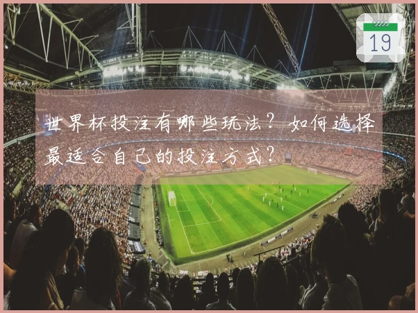 世界杯投注有哪些玩法？如何选择最适合自己的投注方式？